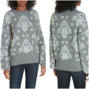 Lewit Jacquard wool sweater
